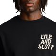 thumbnail image 3 of Lyle & Scott Mens Ripple Logo Crew Neck Sweatshirt, 3 of 5