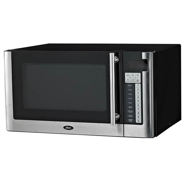 Oster Stainless Steel 1 1 Cu Ft 1000 Watts Microwave Walmart Com Walmart Com