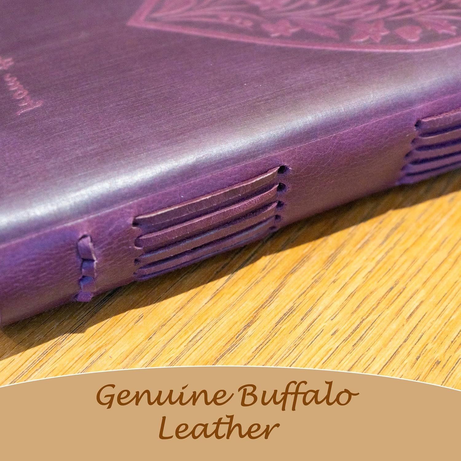 Heart Leather Journal Gift Set with Bookmark & Pen,  Writing Notebook for Women