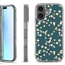 For iPhone 17 Shockproof Protective Phone Case, by OneToughShield - Blossom Green