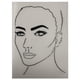 thumbnail image 4 of Tabla de práctica de pintura facial, herramienta de exhibición, tamaño A4, lavable, gráficos faciales básicos Estilo B, 4 of 9