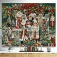thumbnail image 2 of Design Art - Famille Père Noël avec Ours de Noël et Cadeaux, 2 of 5