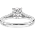 thumbnail image 5 of 14K White Gold Diamond Semi-Mount Engagement Ring (Size 7) Made In India rm2591e-075-waa, 5 of 5