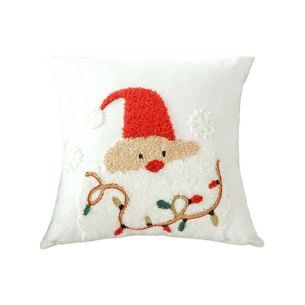 Cubiertas de Almohada de Navidad Fundas de Almohada de Calabaza Sala de Estar Sofá Atmósfera de Vacaciones Decoración de Arco Halloween Acción de Gracias Cojín Cubierta Sofás para la Sala de Estar