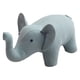 thumbnail image 2 of Taburete infantil, sofá, taburete de té, banco, almacenamiento portátil, taburete de madera con forma de animal para invitados. elefante azul, 2 of 9