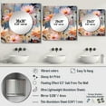 thumbnail image 4 of Designart "Monet'S Pink Reverie I" floral Square Mirror Wall Decor Cottage - Large Multicolor Square Bathroom Mirror - Square Printed Wall Mirror Art, 4 of 5