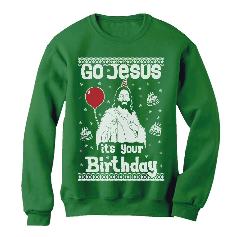 Men's Christmas Ugly Sweatshirt Funny Sweater Holiday Pullover Xmas Party Tops 