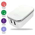thumbnail image 5 of 3.4A 2in1 Universal Dual USB Port Travel Wall Charger Adapter With Micro USB Cable - White, 5 of 5