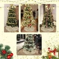 thumbnail image 5 of Christmas Tree Skirt, 23.6 Inches Velvet Sequin Tree Skirts for Artificial Trees, Large Outdoor Christmas Tree Skirt Shiny Tree Cover Mat for Xmas New Year Tree Decorations, 5 of 6