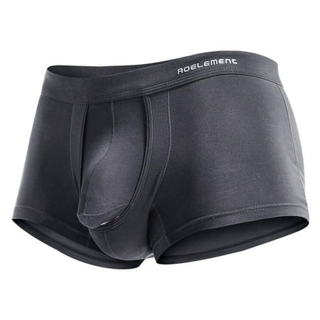 

Dadaria Underwear for Men Men’s Breathe Underwear Bullet Separation Scrotum Physiological Underpants Gray XL Men