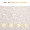 thumbnail image 4 of Lit Rembourré Moderne Minimaliste, Format Grand Lit, avec Tête de Lit Douce, Recouvert de Tissu à Poils Bouclés, Sans Espace de Rangement, Matelas Non Inclus, Beige, 4 of 9