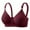 Red Bra for Women, variant on AINIYS Soft Cup Bra Secure Fit Bra for Women Thin Fabric Bralettes Wireless Bralette Lift and Support Push-Up Bra Cleavage Bra Breathable Everyday Bras Gray 46