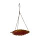 thumbnail image 3 of Comedero para pájaros colgante al aire libre, decoración de hojas de Metal, decoración de jardín resistente, bandeja de comida para pájaros para , 26x16x36cm, 3 of 9