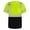 Yellow&Black 1Pack, variant on High Visibility Shirt for Men Class 3 Construction Shirts with Pocket, Hi Vis Reflective Safety Work Shirts for Men Women, Short Sleeves, Breathable, DX-(Yellow/Black) 3XL