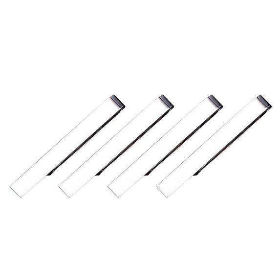 4PCS NEW Metal Clasp Accessories Mens Tie Clip Tie Pin Necktie Clip Clothes Pegs SILVER