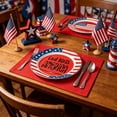 thumbnail image 4 of EGNMCR Independence Day Placemat For Dining Table Kitchen Accessories Independence Day Decoration Placemat Home Tool polyester dinning mats, 4 of 6