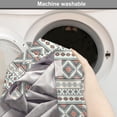 thumbnail image 6 of Aztec Dog Crate Cover, Print of Retro Style Native Ornaments, Easy to Use Pet Kennel Cover Small Dogs Puppies Kittens, 7 Sizes, Champagne Mauve Taupe, by Ambesonne, 6 of 6
