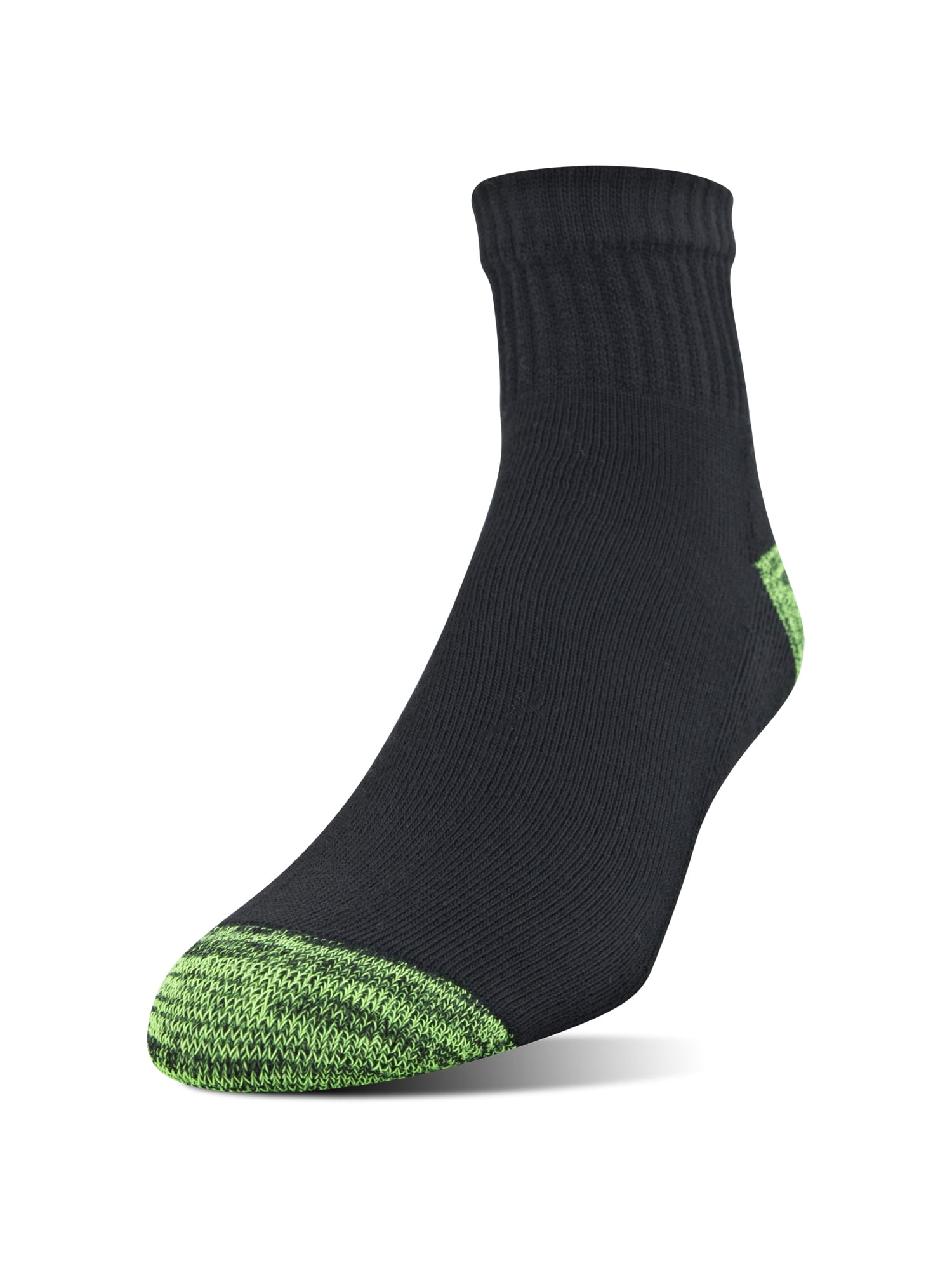 Gildan Adult Men's Half Cushion Terry Foot Bed Ankle Casual Socks, OS One Size, 12-Pack
