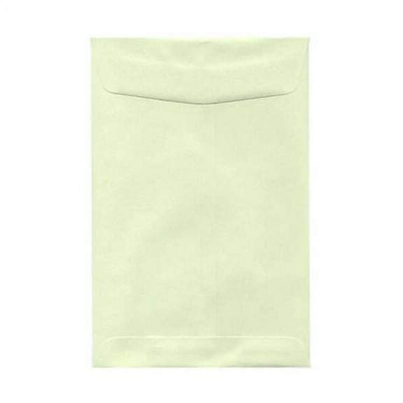 JAM 6 x 9 Catalog Envelopes, Light Green, 50/Pack