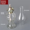 thumbnail image 3 of 2X Lámpara de Aceite Rústica Lámpara de Carbón de Vidrio Vintage Lámparas de Aceite para Uso en Interiores Decoración del Hogar Iluminación Linterna de Aceite, 3 of 5
