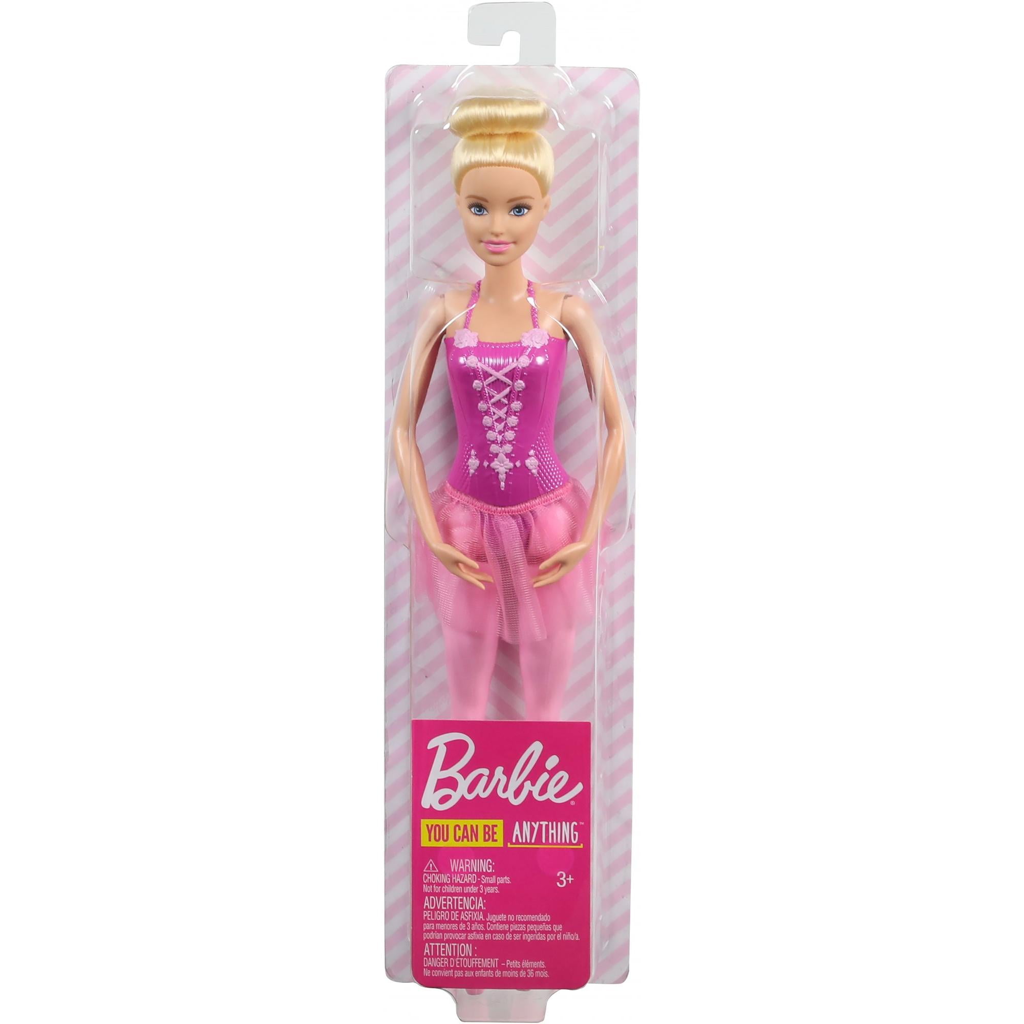 Barbie Career Ballerina Doll with Tutu and Sculpted Toe Shoes