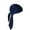 Dark Blue, variant on Comfortable Durag Cap Solid Color Ultra Soft Keep Warm Velvet Men Women Head Wrap with Long Tail for Winter