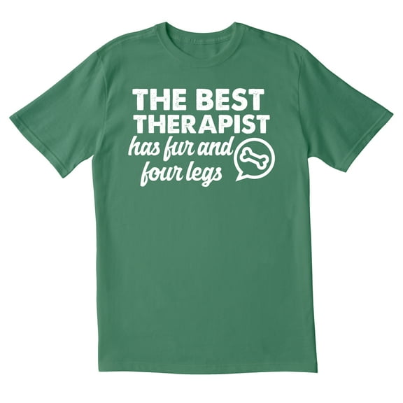 TotallyTorn The Best Therapist Had Fur And Four Legs Novelty Sarcastic Funny Mens Graphic T Shirts