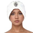 thumbnail image 1 of SUNSIOM Turbans pour Femmes Design Strass Décontracté Élégant Tête Tressée Turbans, 1 of 5