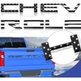 thumbnail image 1 of ORUYROP 3D Raised Tailgate Insert Letters Emblem Compatible for 2019 2020 2021 2022 Silverado, Tailgate Decal Letters with Strong Adhesive Backing (Black American Flag), 1 of 7