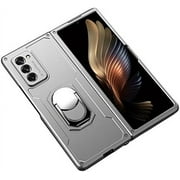 Military Armor Case for Samsung Galaxy Z Fold 2 5G,Galaxy Z Fold 2 5G Case,Lightweight,Anti-Fall Protective Phone Case with Kickstand Compatible for Samsung Galaxy Z Fold 2 5G,Kickstand Silver