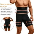 thumbnail image 3 of POP CLOSETS Men Tummy Control Shorts High Waist Slimming Body Shaper Compression Workout Shapewear Belly Girdle Underwear Boxer Briefs, 3 of 7
