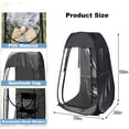 thumbnail image 3 of Pop up Sports Tent,Waterproof Outdoor Pod,Portable All-Weather Shelter for Outdoor Events,Camping,Fishing and Beach,Black, 3 of 8