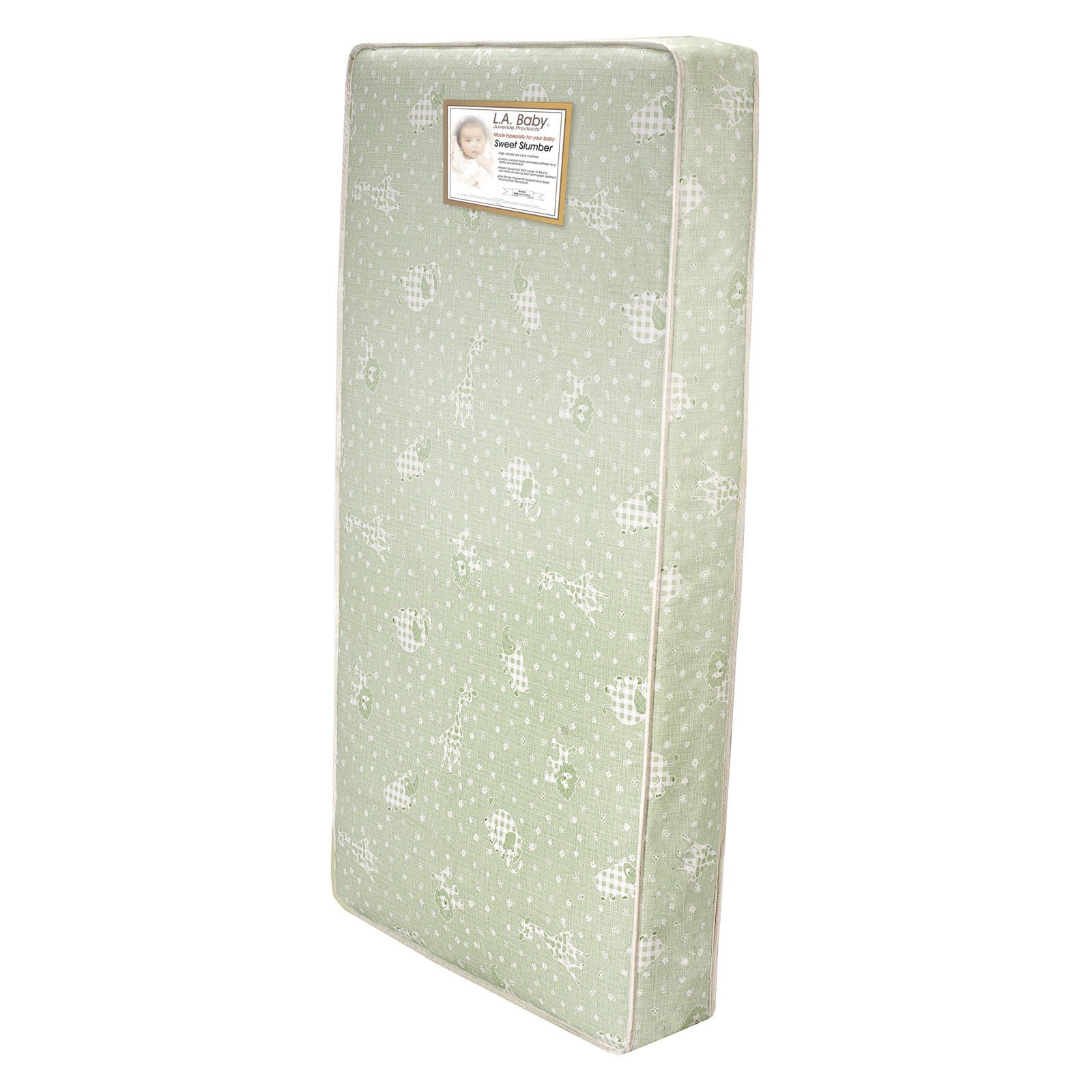 La Baby Sleepy Night 2 In 1 Orthopedic Crib Mattress White