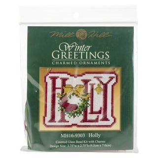 Alice Peterson Home Creations Holiday Edition Needlepoint Stocking Kit-  Gift Wrapped Reindeer - Large, Deluxe Size
