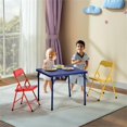 thumbnail image 4 of Pemberly Row Kids Table Chair Set Red Yellow 2 Piece Set for Play and Dining, 4 of 6
