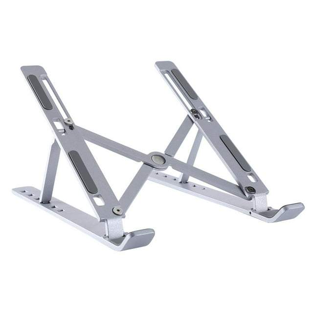 MesaSe Support d'Ordinateur Portable Réglable Support de Bureau Antidérapant Pliable Support de Tablette Support Riser Aluminium
