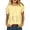 Yellow, variant on Sheghy Summer Tops for Women 100%Cotton Women's Casual Spring Summer Solid Crew Neck Short Sleeve T-Shirt Top