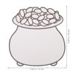 thumbnail image 2 of 1 Set St. Patrick's Day Scratch Paper Craft Kids Scratch-Art Kit Scratch Paper Supplies, 2 of 7
