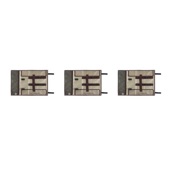 Wosthever Bolsa de herramientas para acampar, organizador de bolsas de almacenamiento plegables para uñas, bolsa de tela Oxford, accesorios de Type1 NO1