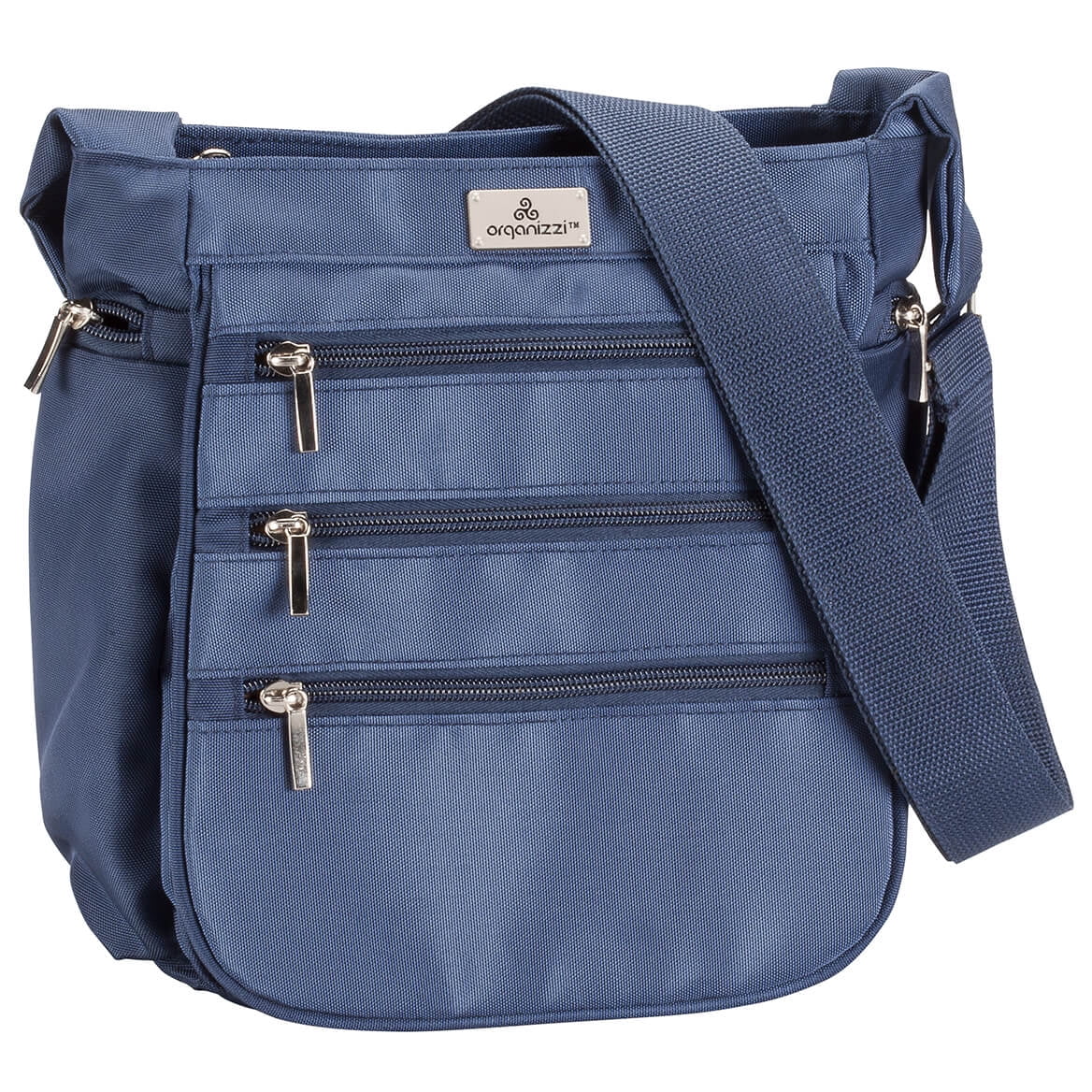 OrganiZZi™ Crossbody RFID BagNavy Blue