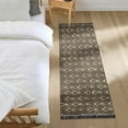 thumbnail image 3 of Yayeee Runner Rug for Bedroom 2'x6' Machine Washable Hallway Non Slip Mat, Black Floral Pattern, 3 of 8