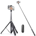 thumbnail image 1 of Trípode para selfies ATUMTEK 65 con control remoto Bluetooth, color negro, 1 of 9