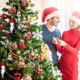 thumbnail image 4 of Mini Adornos Navideños De Madera Muñeco De Navidad De Madera Colgante De Árbol De Navidad Decoración De Navidad Con Caja De Regalo Para Fiesta En Casa 10 Uds Yuarrent HA038155-00, 4 of 6