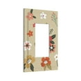 thumbnail image 2 of ZICANCN Outlet Covers Wall Plate, Brown Floral Branches Light Switch Cover Decorative, Duplex Toggle Combo 1-Gang, 2 of 9