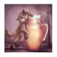 thumbnail image 2 of Gato Diy 5d Pintura Diamante De Decoración Del Hogar 30x30 Cm Soledad Pintura diamante bricolaje gato, 2 of 7