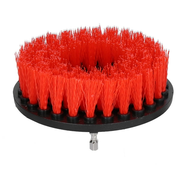 Cepillo de limpieza de pulido con cepillo de taladro de 5 pulgadas para limpieza de escritorio de pared de tierra