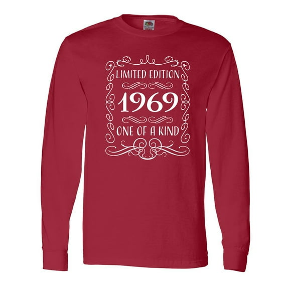 Inktastic Limited Edition 1969 One of a Kind Long Sleeve T-Shirt