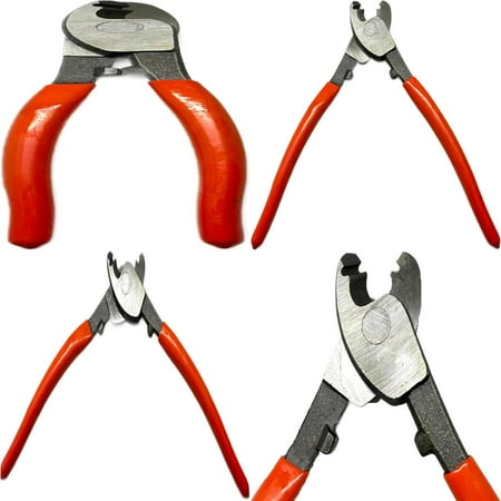 

Heavy Duty 8-Inch Steel Cable Cutters - Durable Wire Cutting Tool for Tough Jobs and Projects