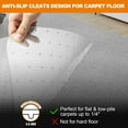 thumbnail image 5 of Thickened Chair Mat for Carpet -  Office Desk Protector with Lip, 47.5" x 35.5", 5 of 7