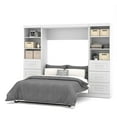 thumbnail image 4 of Bestar Pur Lit Escamotable Mural Complet et 2 Unités de Rangement avec Tiroirs (109 Po L) - Offert en 3 Couleurs, 4 of 15